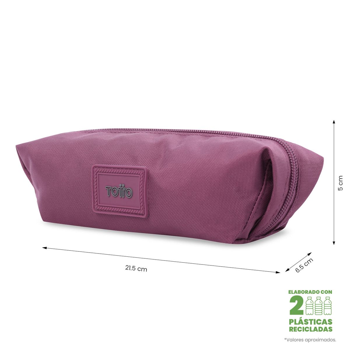 TOTTO - Multiuso Cartuchera Unico Bolsillo Trik 6 Rosado Mujer Totto