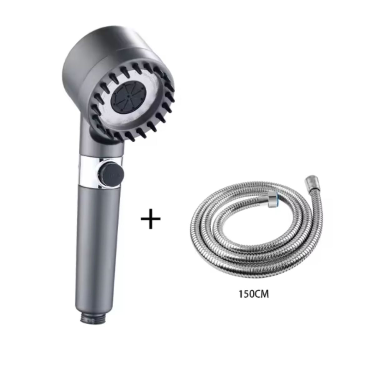 TRIPLE CLEAN - Set Ducha De Mano Tipo Teléfono Alta Presión