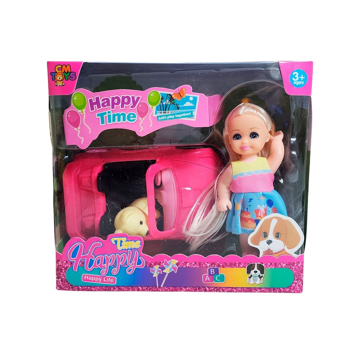 GENERICO - Muñeca En Carro Deportivo Mascota Juguete Niñas Interactivo