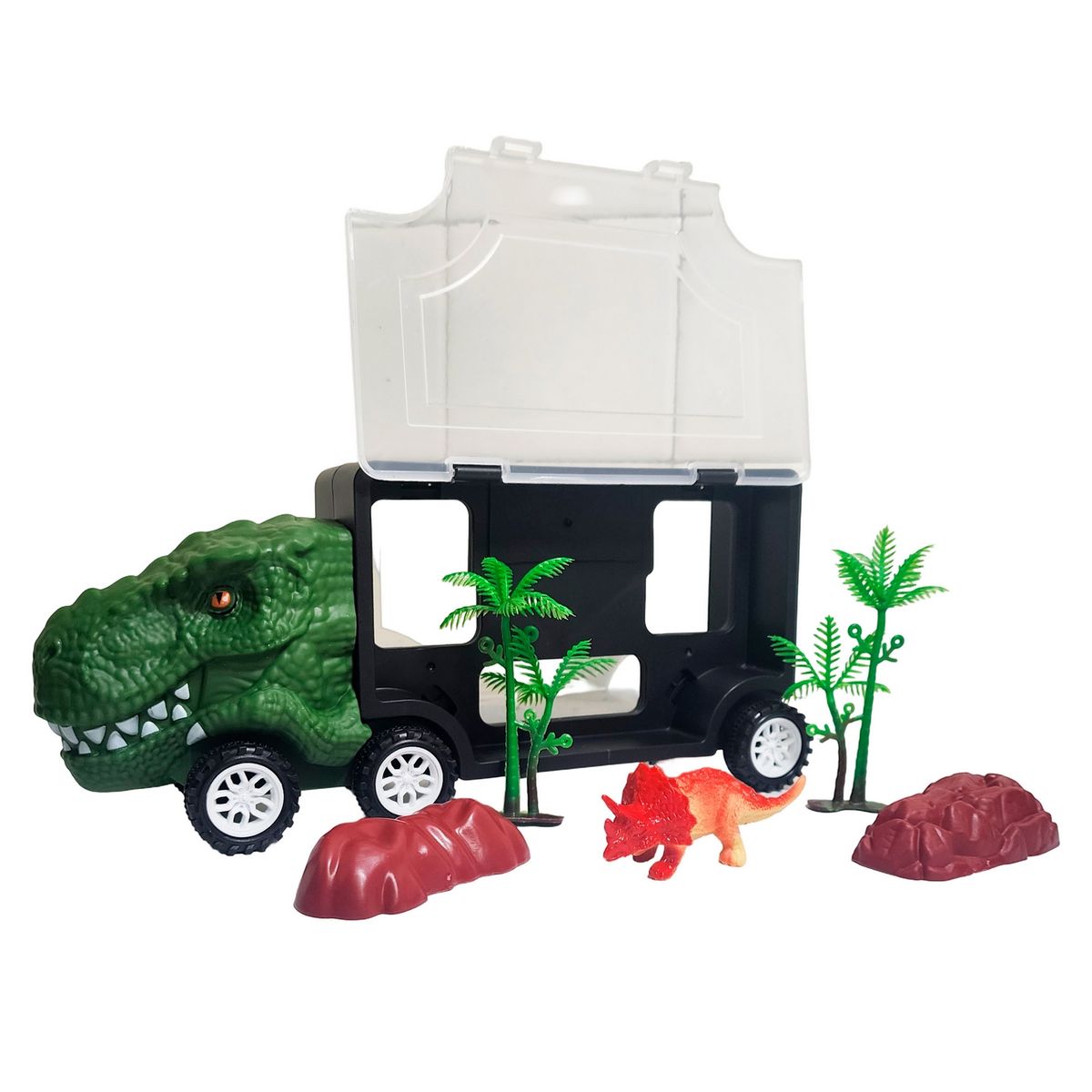 GENERICO - Tractumula Camion Dinosaurio Transporte Juguete Niños