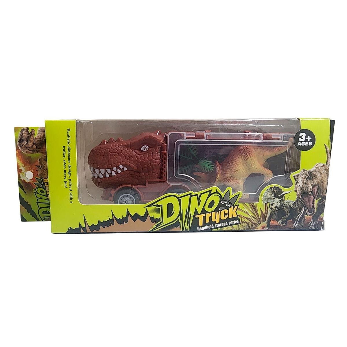 GENERICO - Carro Camion Dinosaurios Transporte Juguete Niños