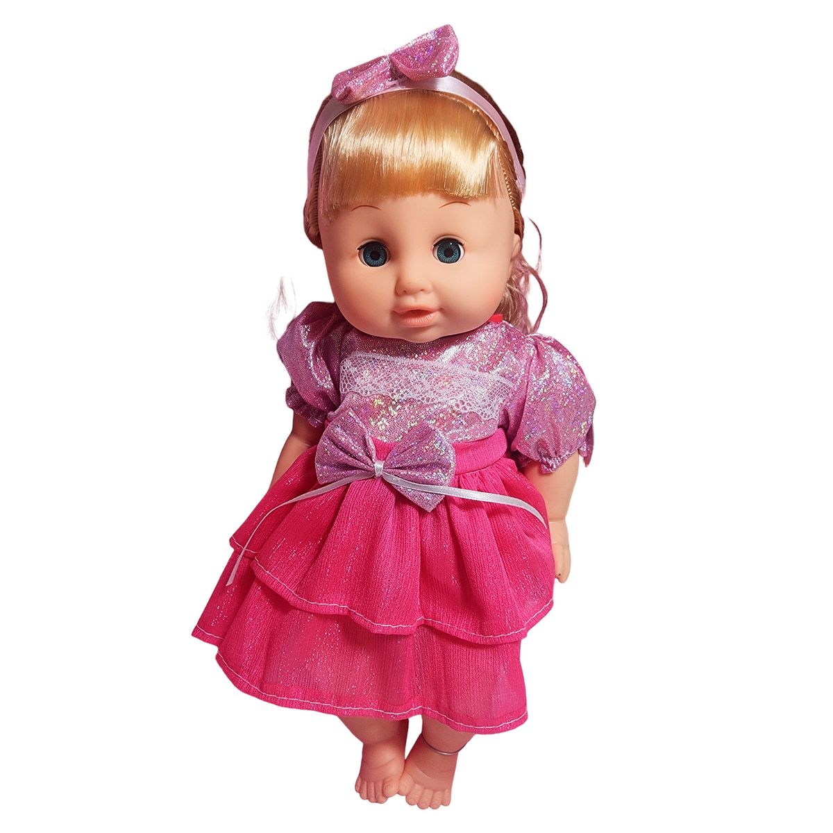 GENERICO - Muñeca Bebe Con Vestido + Accesorios Bacinilla Y Pañal