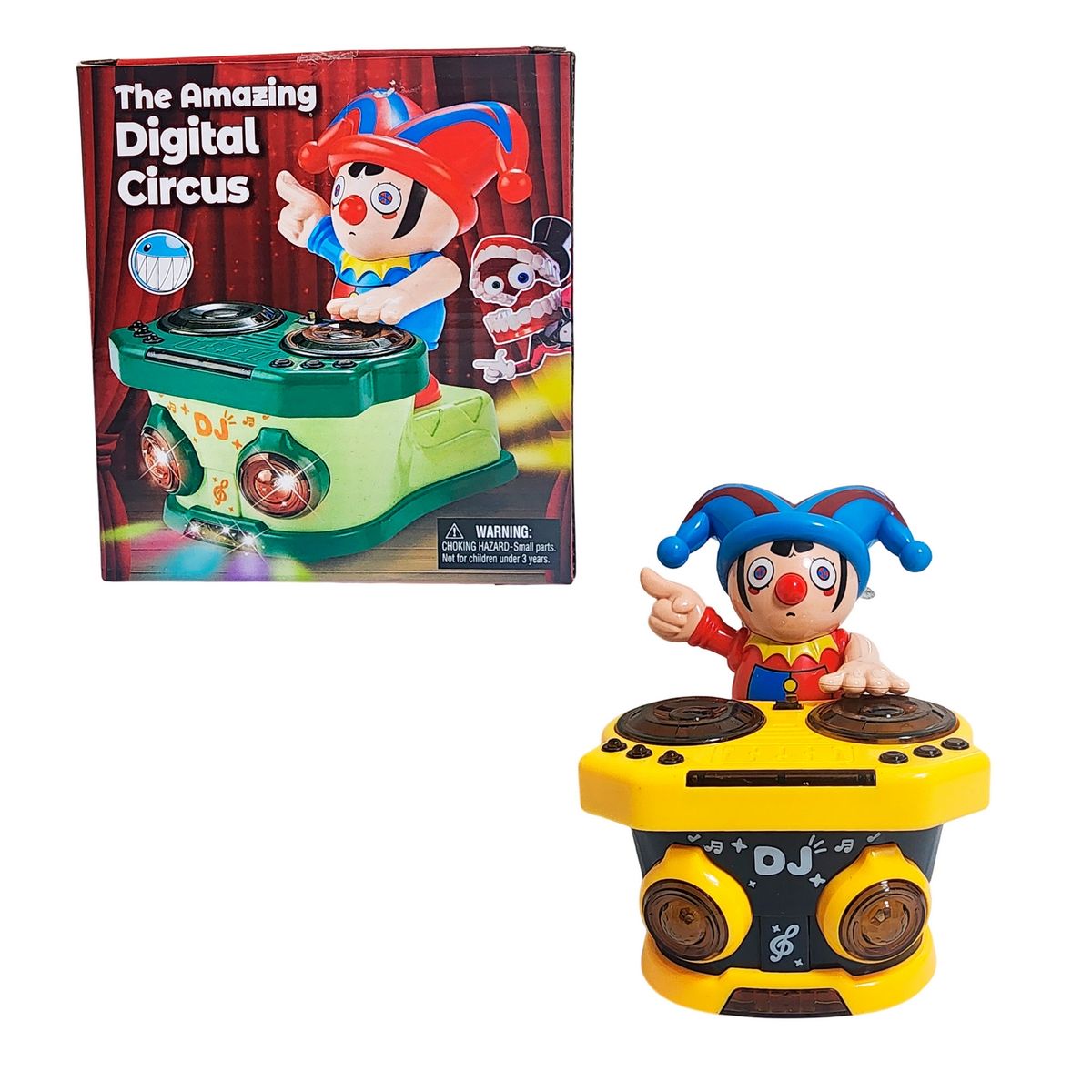 GENERICO - Payaso Robot Dj Musica Movimiento Luces Juguete + Baterias