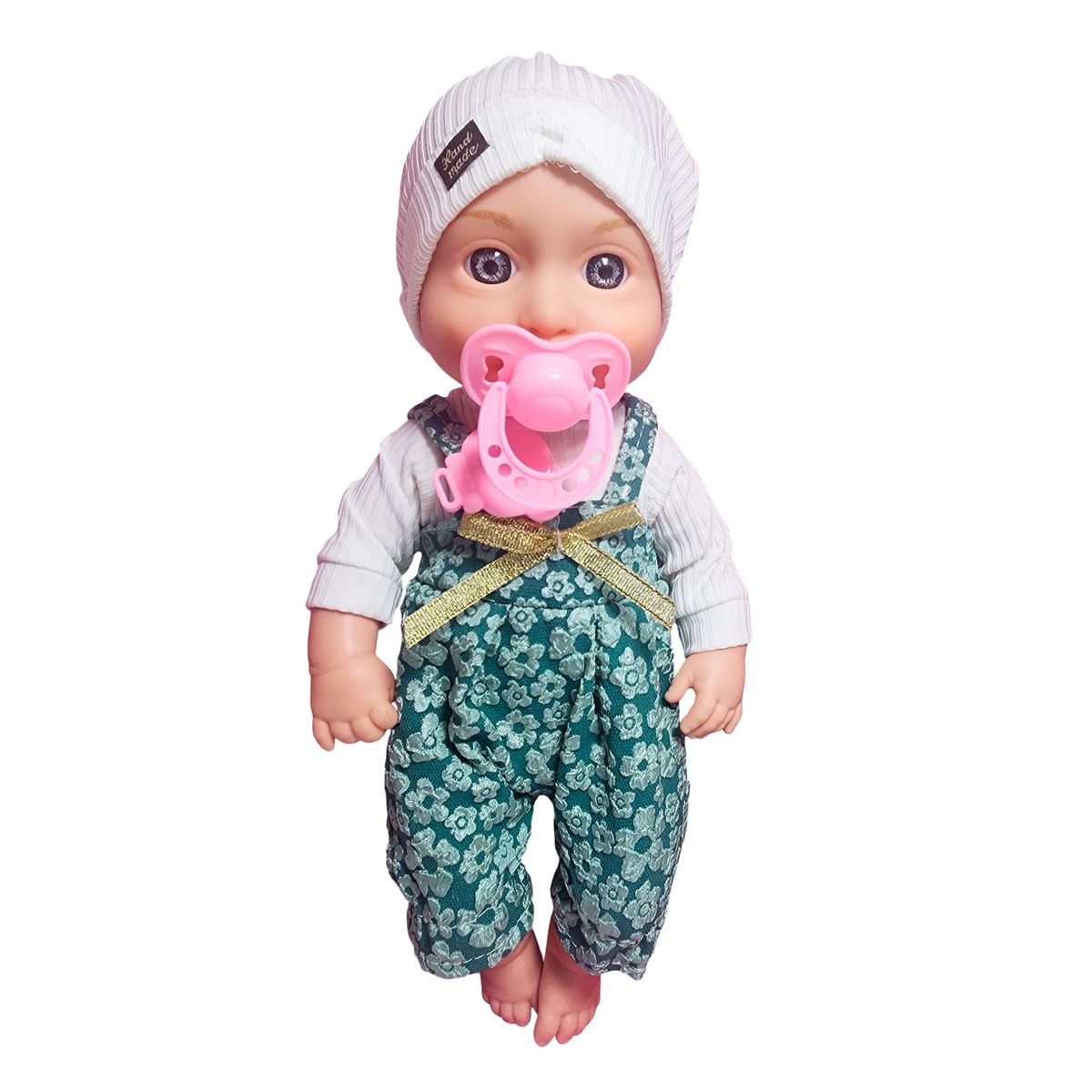 GENERICO - Muñeco Bebe Realista Con Pijama Sonajero Pañal De Juguete