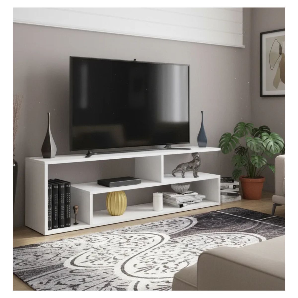 GENERICO - Mesa Tvcentro De Entretenimiento Mueble De Televisor 130cm