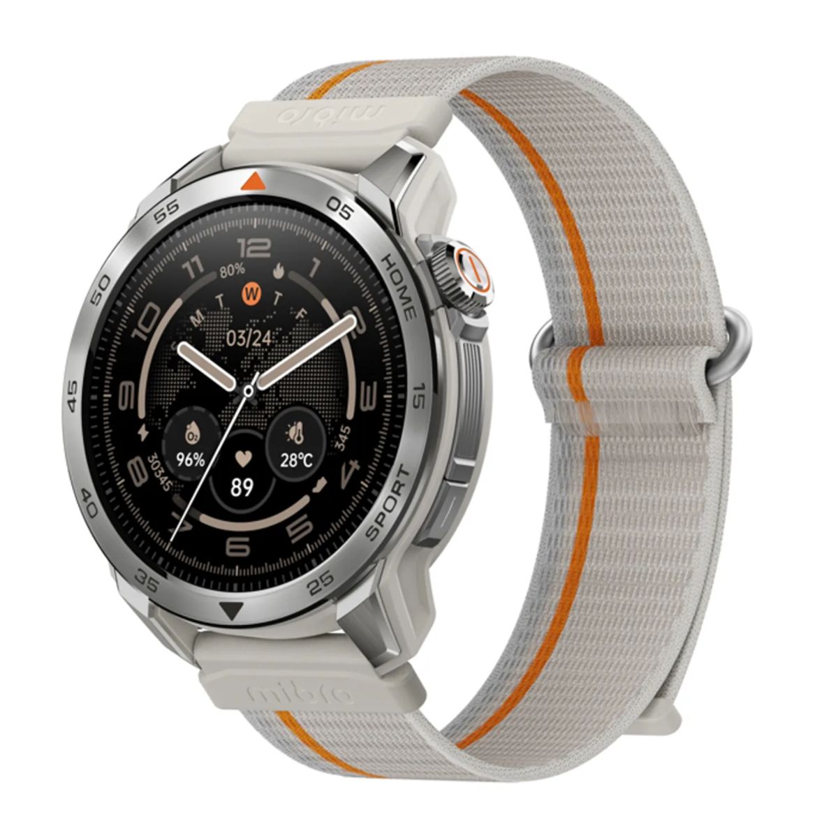 MIBRO - Reloj Inteligente Mibro GS Pro 2 - Beige Claro (Doble Correa)
