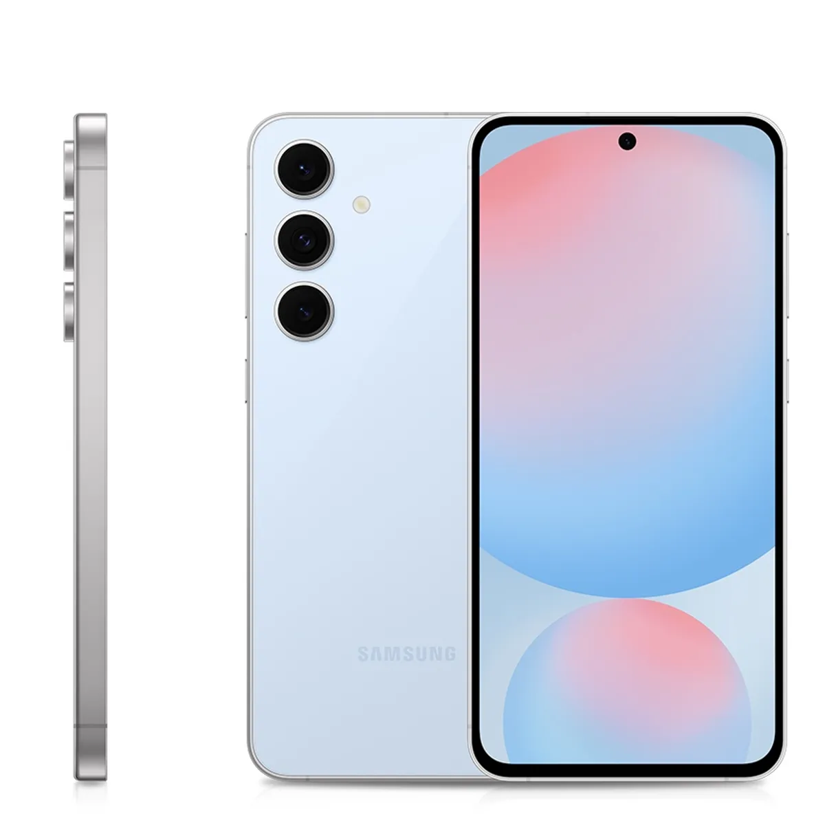 SAMSUNG - Celular Samsung Galaxy S24FE 128 GB 5G Azul Reacondicionado + Garantía extendida + Panel Solar