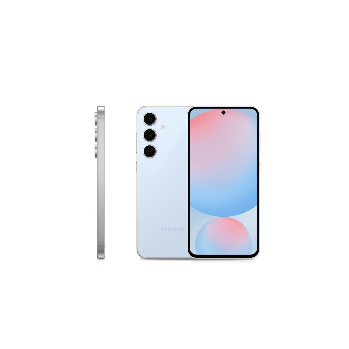 SAMSUNG - Celular Samsung Galaxy S24FE 128 GB 5G Azul Reacondicionado + Garantía extendida + Panel Solar