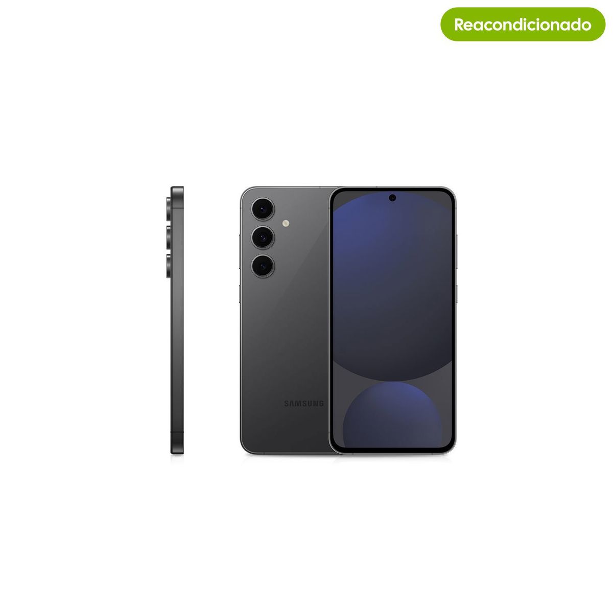 SAMSUNG - Celular Samsung Galaxy S24FE 128 GB 5G Negro Reacondicionado + Garantía extendida + Panel Solar