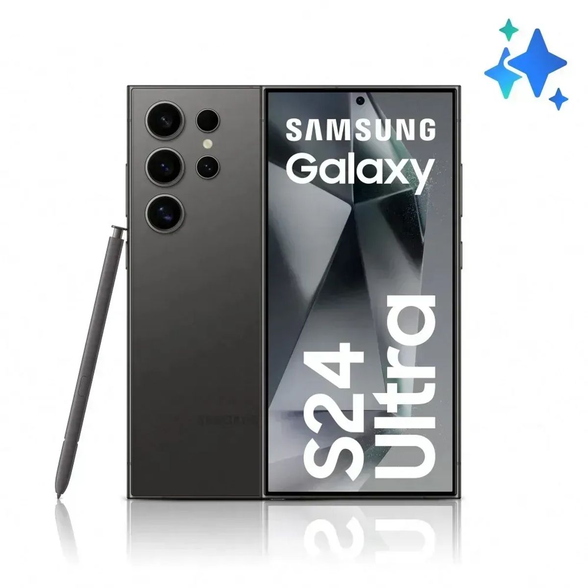 SAMSUNG - Celular Samsung Galaxy S24 Ultra 512 Gb 5G Negro Reacondicionado +14 Meses de Garantia + Panel Solar