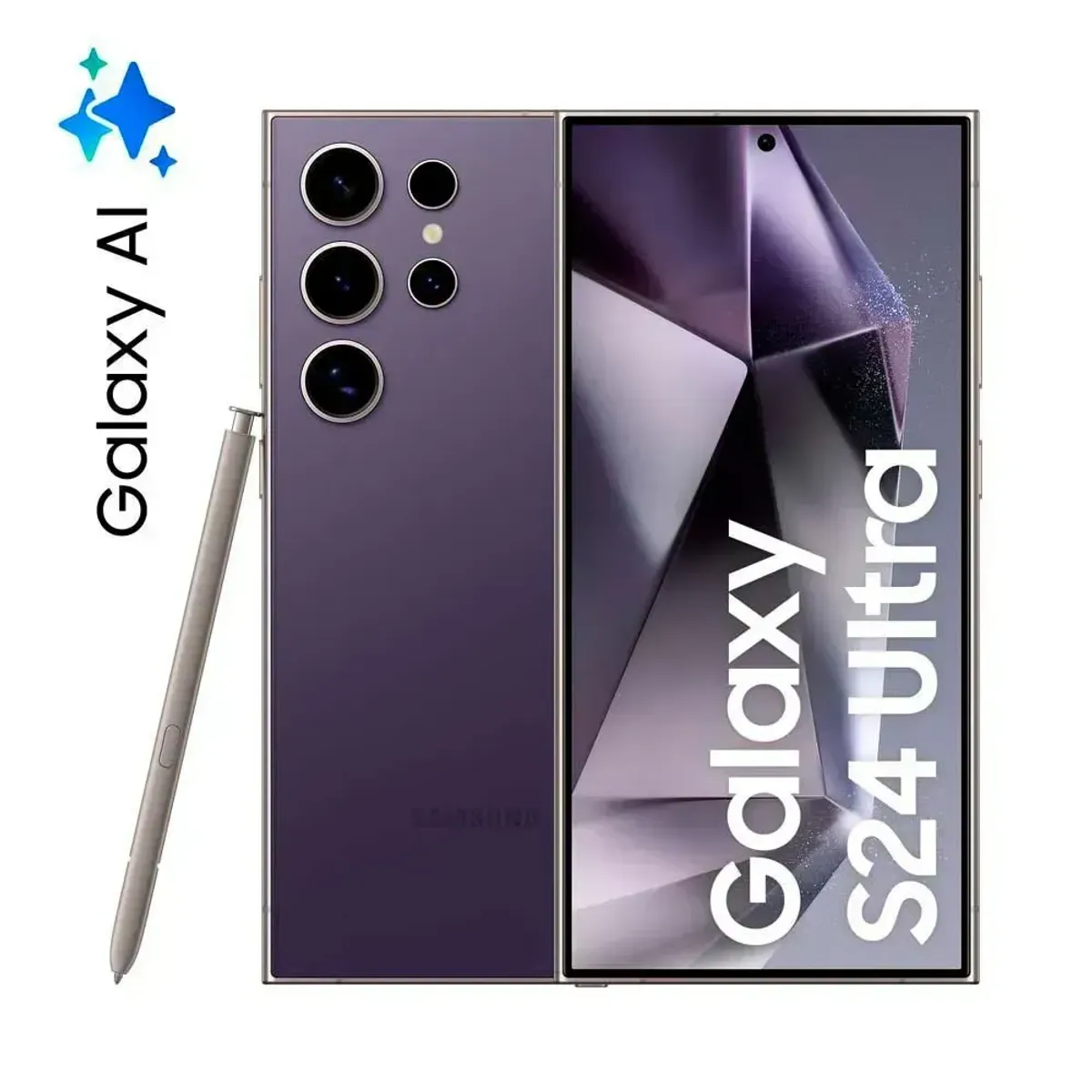 SAMSUNG - Samsung Galaxy S24 Ultra 512 Gb 5G Violeta Reacondicionado +14 Meses de Garantia + Panel Solar
