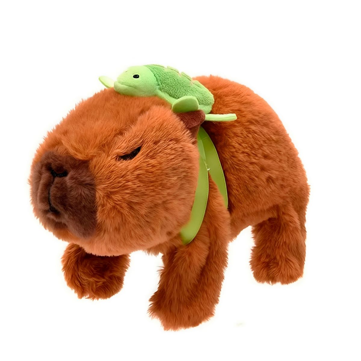 GENERICO - Muñeco Robot Capibara Movimiento Luces Sonido + Baterias