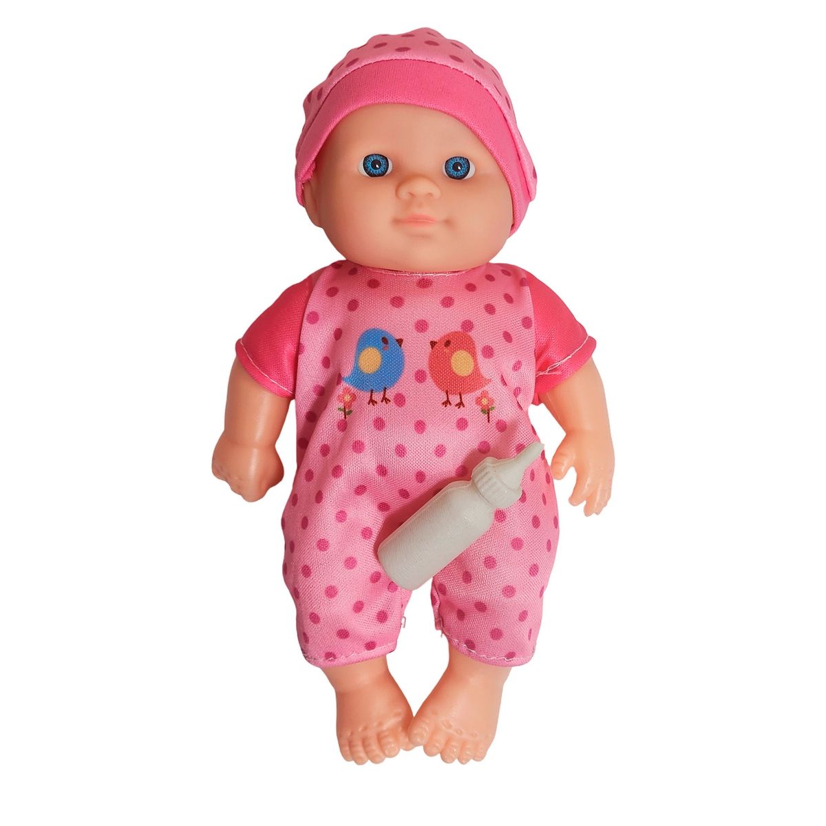 GENERICO - Muñeca Con Vestido Figura + Tetero Juguete Niñas