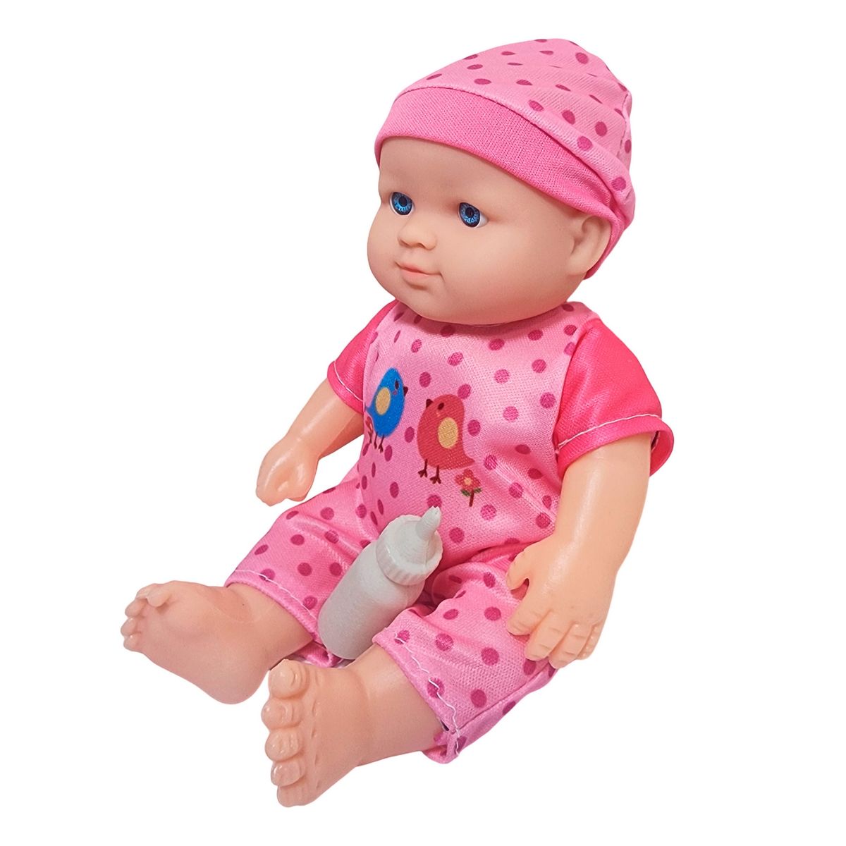 GENERICO - Muñeca Con Vestido Figura + Tetero Juguete Niñas