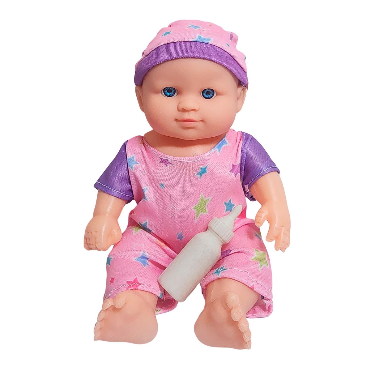 GENERICO - Muñeca Con Vestido Figura + Tetero Juguete Niñas