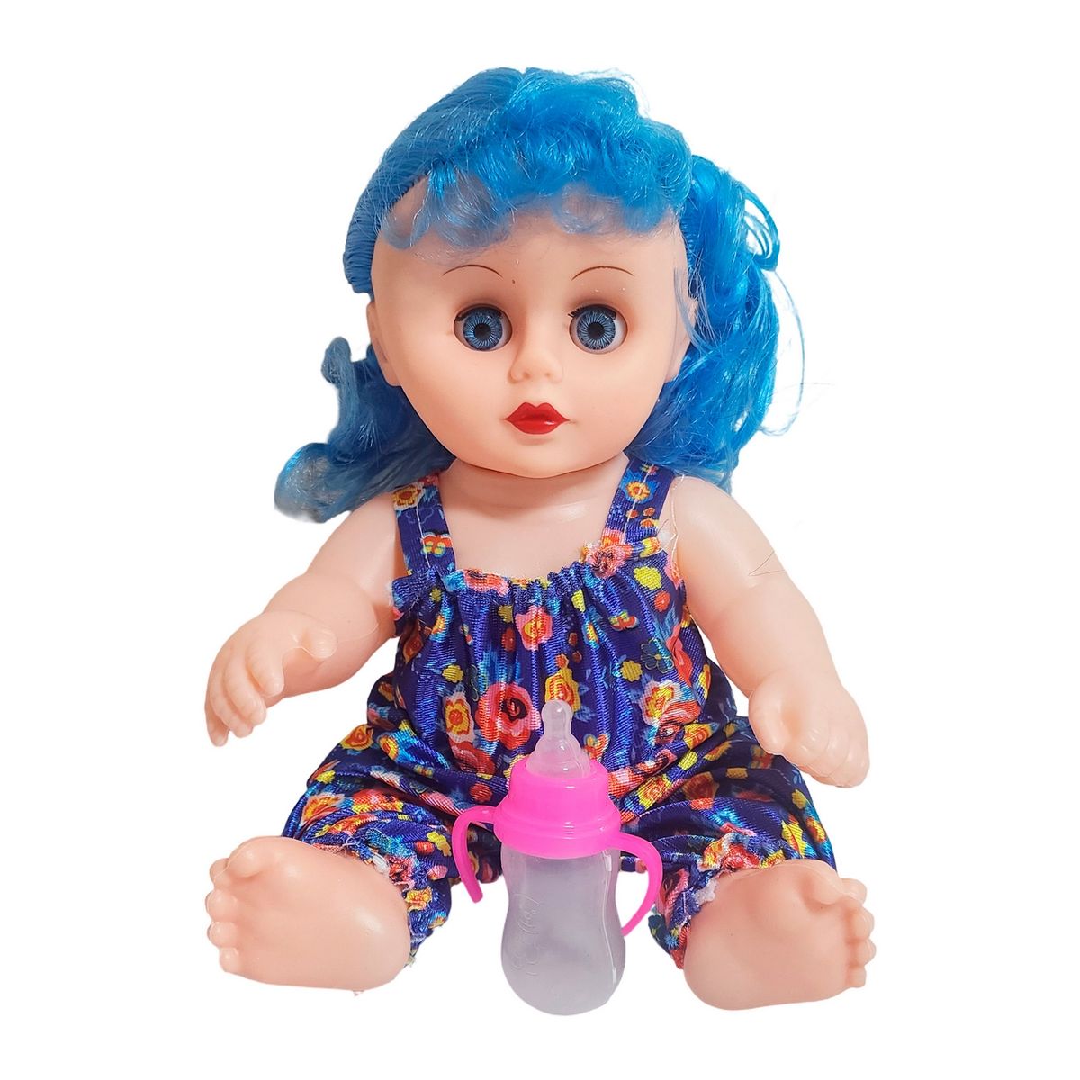 GENERICO - Muñeca Con Vestido Bebe Con Tetero En Bolso Juguete Niñas