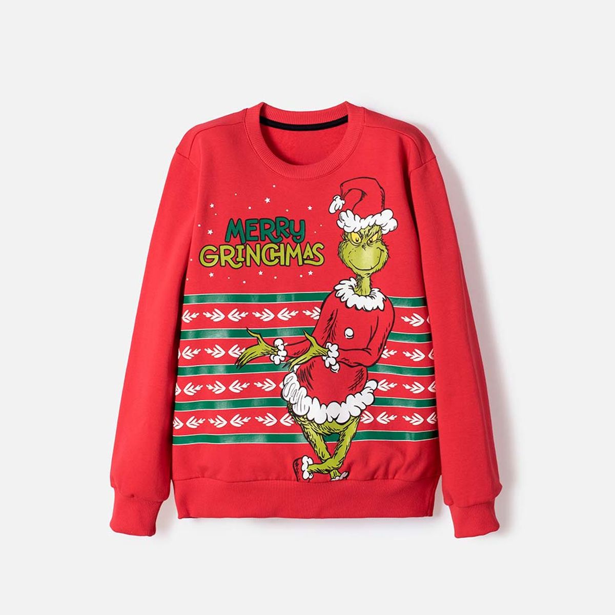 MIC - Buzo de Grinch cerrado rojo para niño