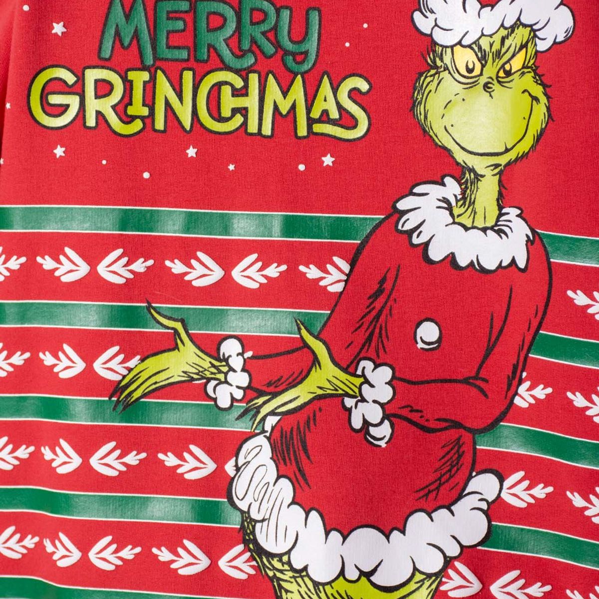 MIC - Buzo de Grinch cerrado rojo para niño