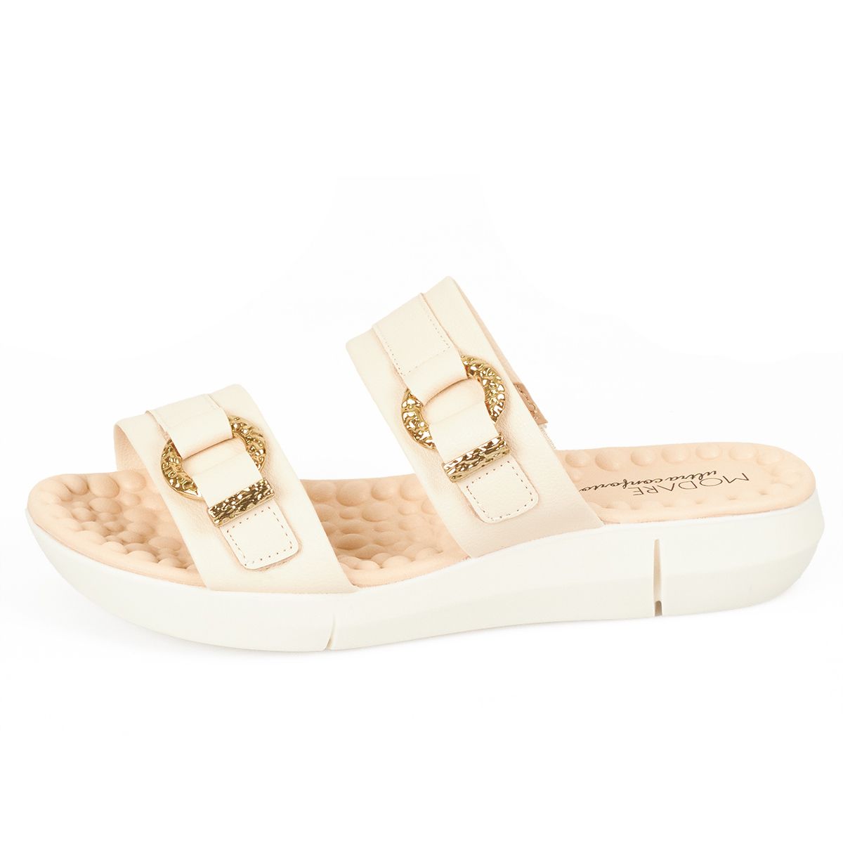 PRICE SHOES - Price Shoes Sandalia Confort para Mujer 0227142-142CREMA