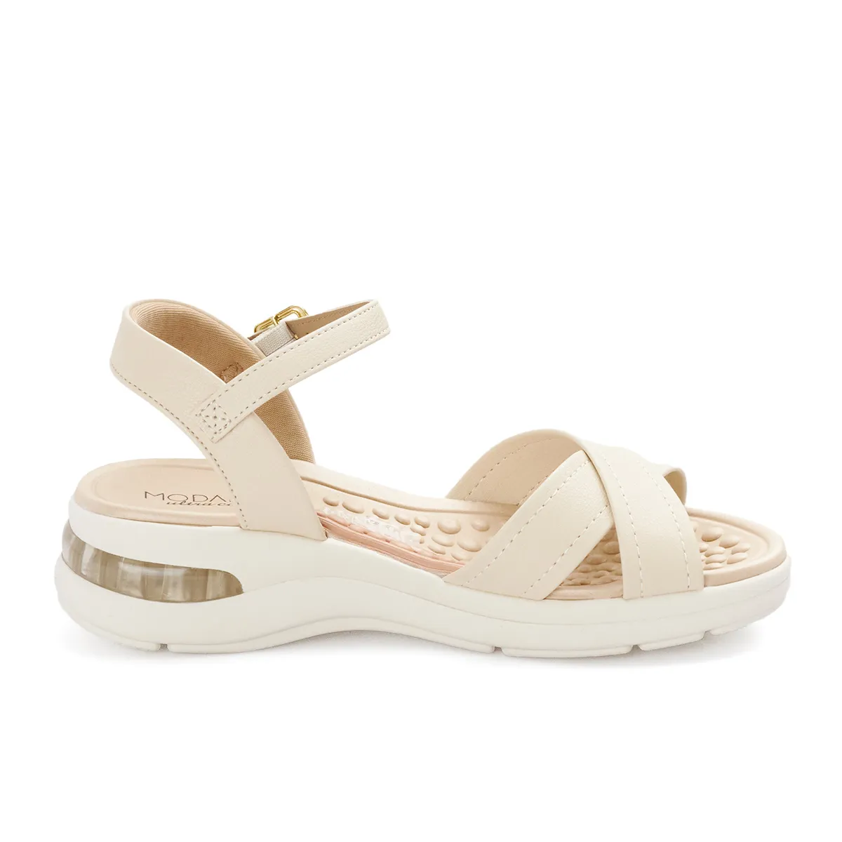 PRICE SHOES - Price Shoes Sandalia Confort para Mujer 0227183-103CREMA