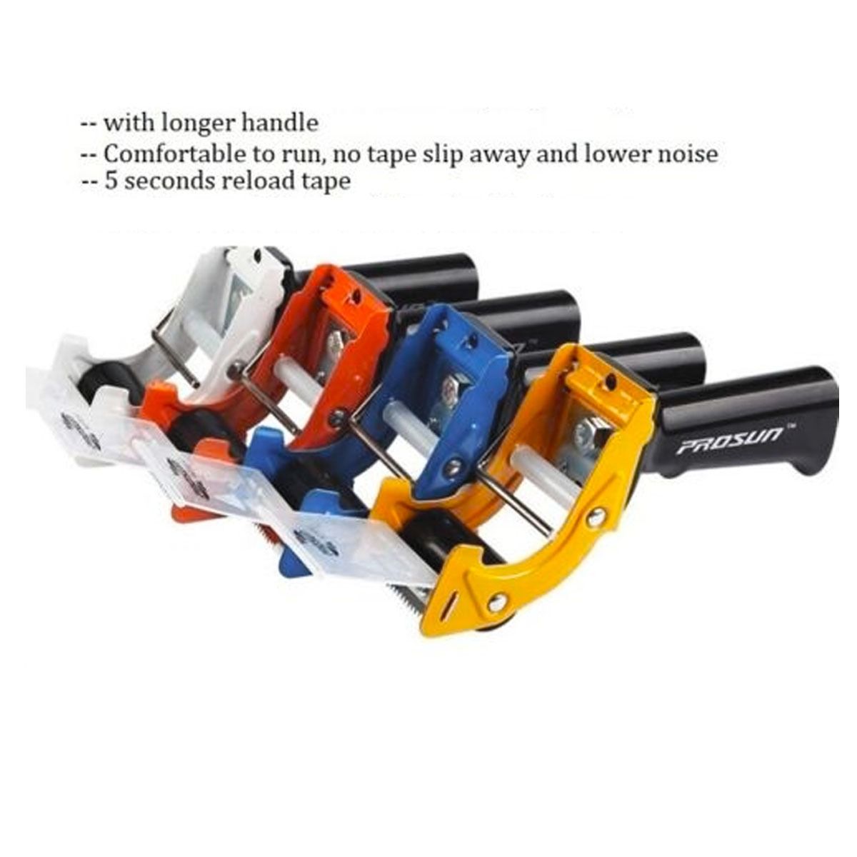 GENERICO - Dispensador Cinta Adhesiva Pistola Cortadora Empaque