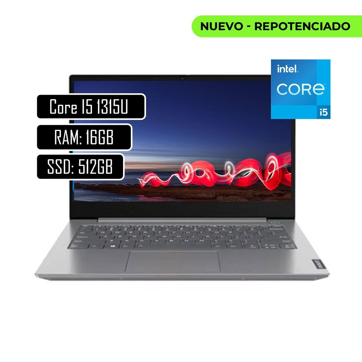LENOVO - PORTATIL LENOVO V14 INTEL CORE I5-1315U /RAM 16GB DDR4/ SSD 512GB M.2/ WIN11 HOME 14