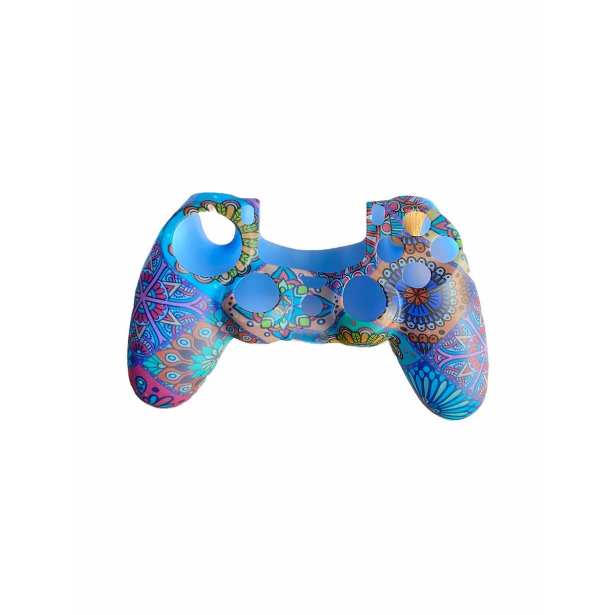 GENERICO - Protector Funda En Silicona Mandalas Para Control Ps4