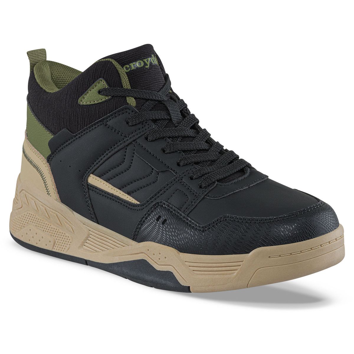 CROYDON - Tenis Urbanos Tiludo Negro Croydon para Hombre