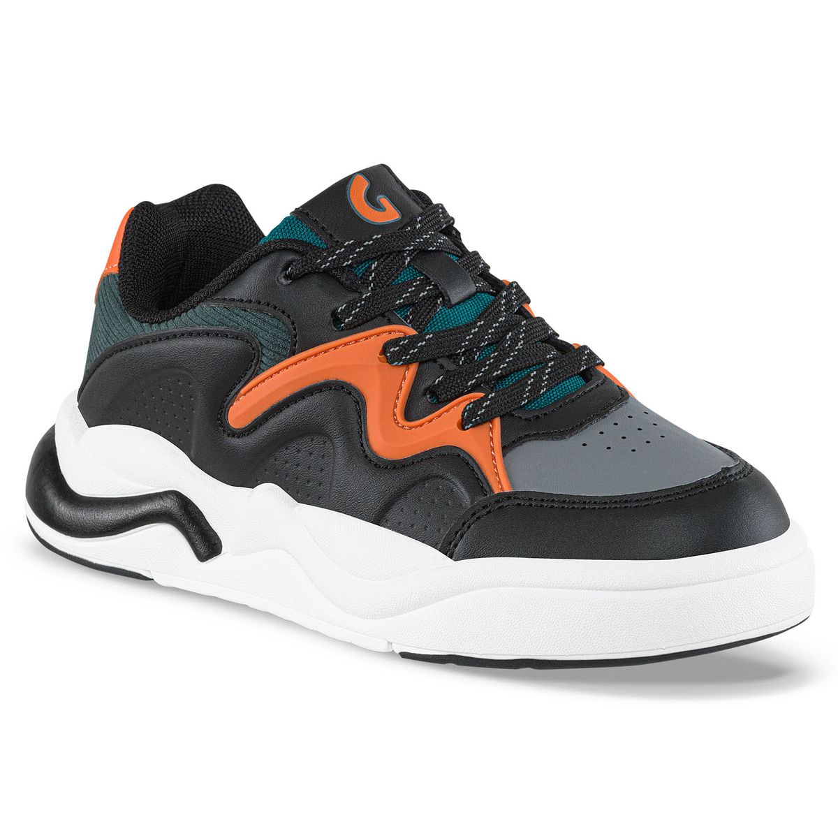 LOS GOMOSOS - Tenis Urbanos Ogrimi Gris-Negro Los Gomosos para Niño