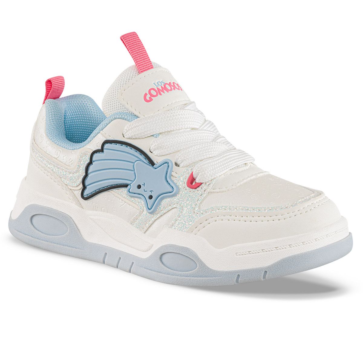 LOS GOMOSOS - Tenis Casuales Hobor Blanco-Azul Los Gomosos para Niña