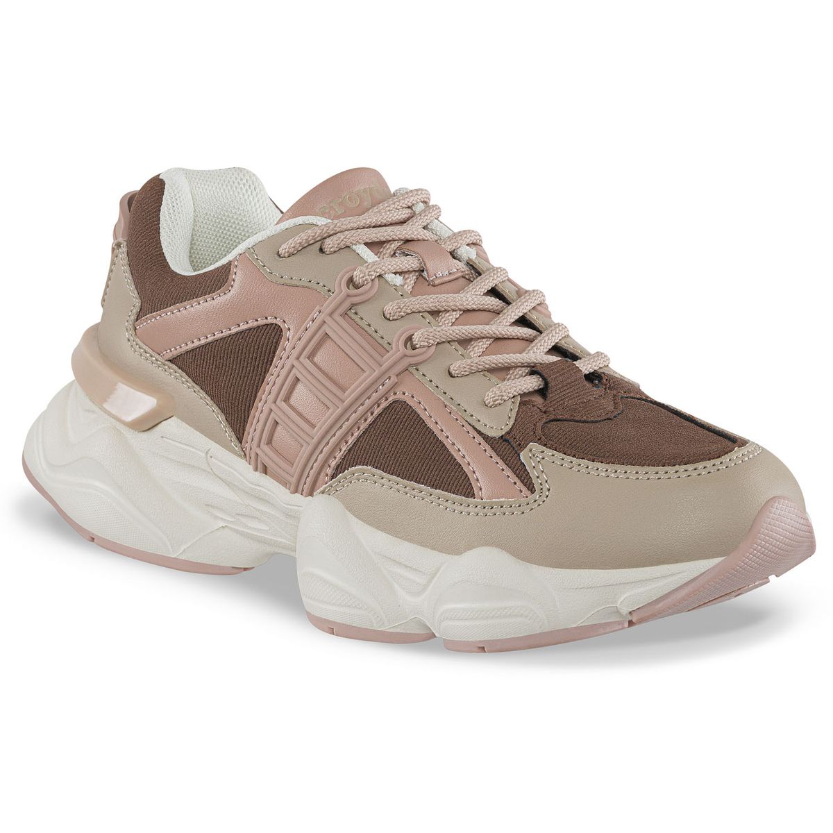 CROYDON - Tenis Urbanos Nado Beige-Café Croydon para Mujer