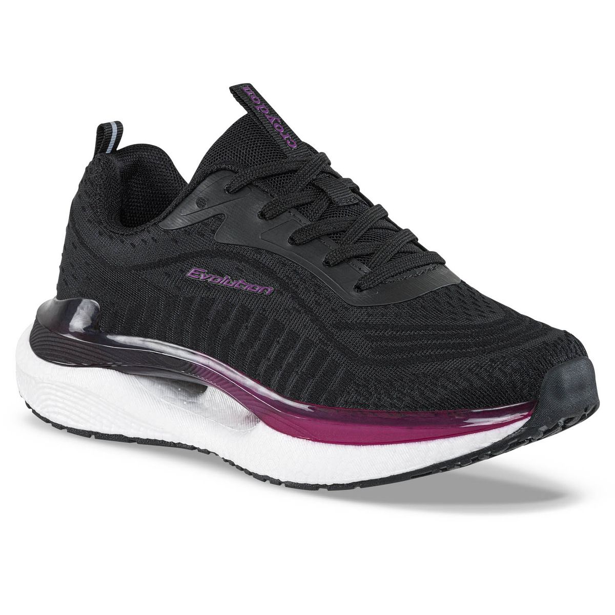 CROYDON - Tenis Running Gruff Negro Croydon para Mujer