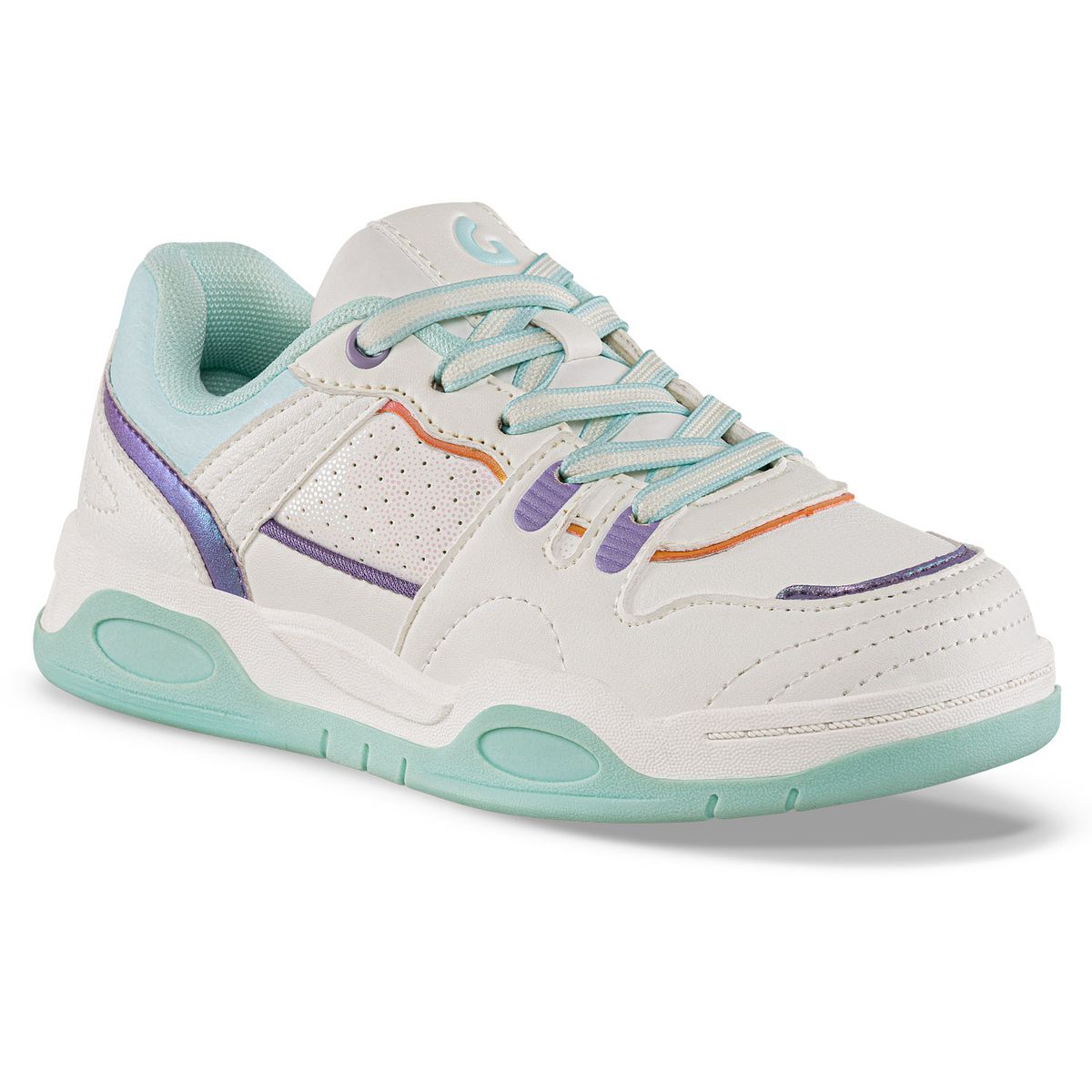 LOS GOMOSOS - Tenis Urbanos Samien Blanco-Azul Los Gomosos para Niña