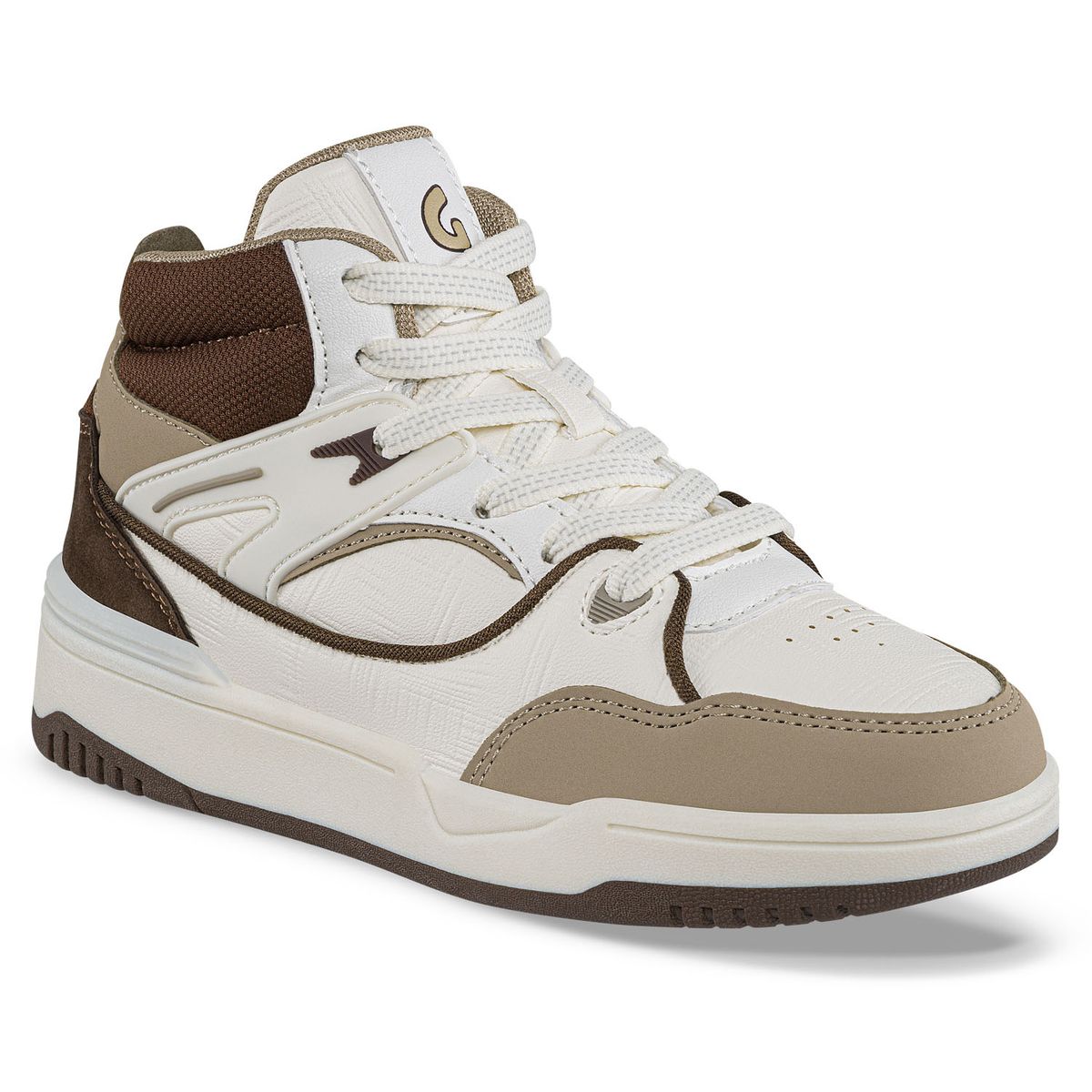 LOS GOMOSOS - Tenis Urbanos Horar Beige-Café Los Gomosos para Niño