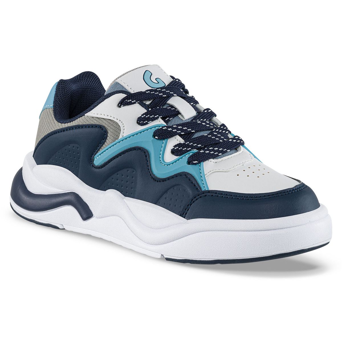 LOS GOMOSOS - Tenis Urbanos Ogrimi Blanco-Azul O Los Gomosos para Niño