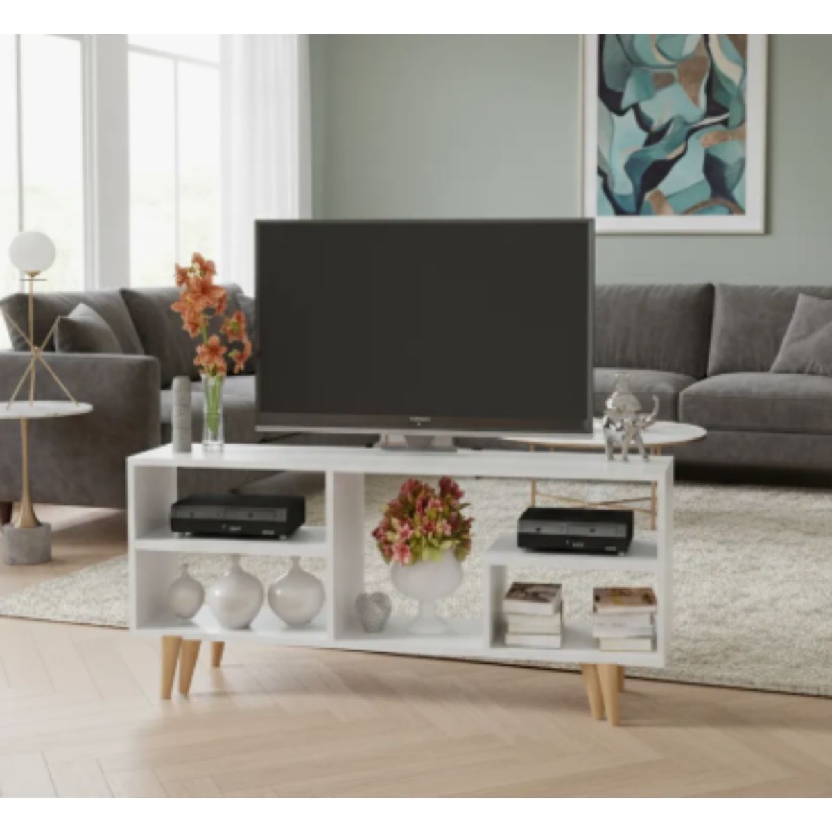 GENERICO - Mueble Mesa De Tv, Centro De Entretenimiento 130 Cm