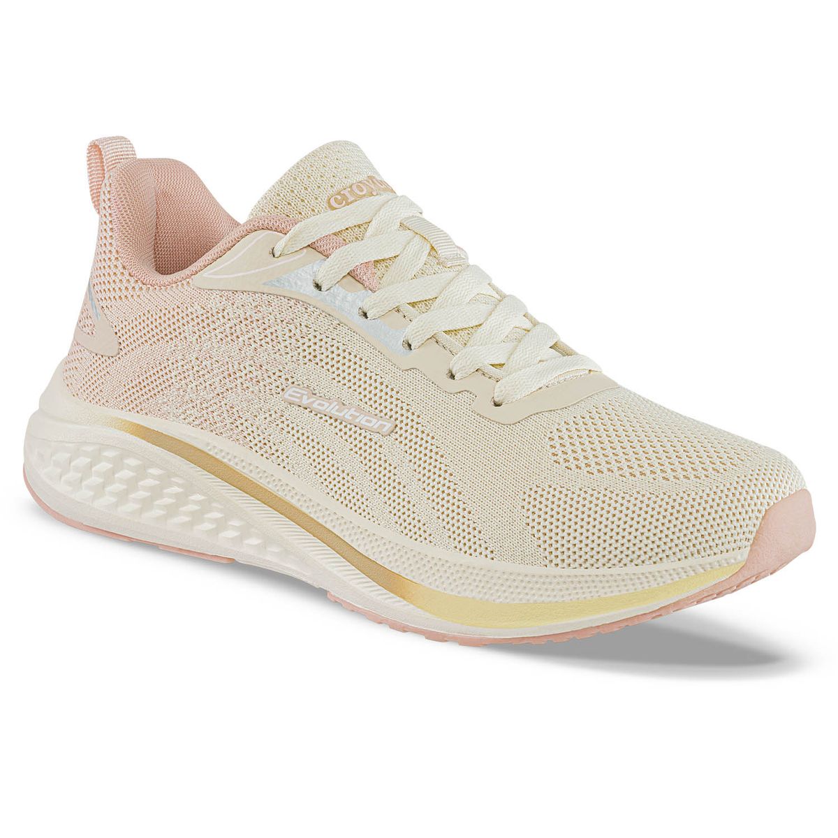 CROYDON - Tenis Running Zelar Beige Croydon para Mujer