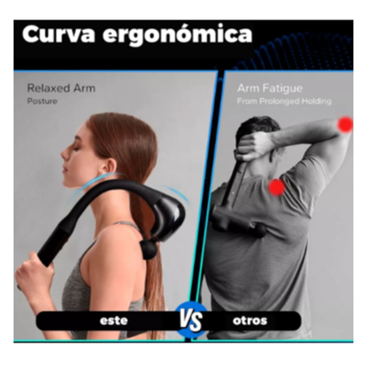 SHEN HUANG - Masajeador Eléctrico De Percusión Multifuncional