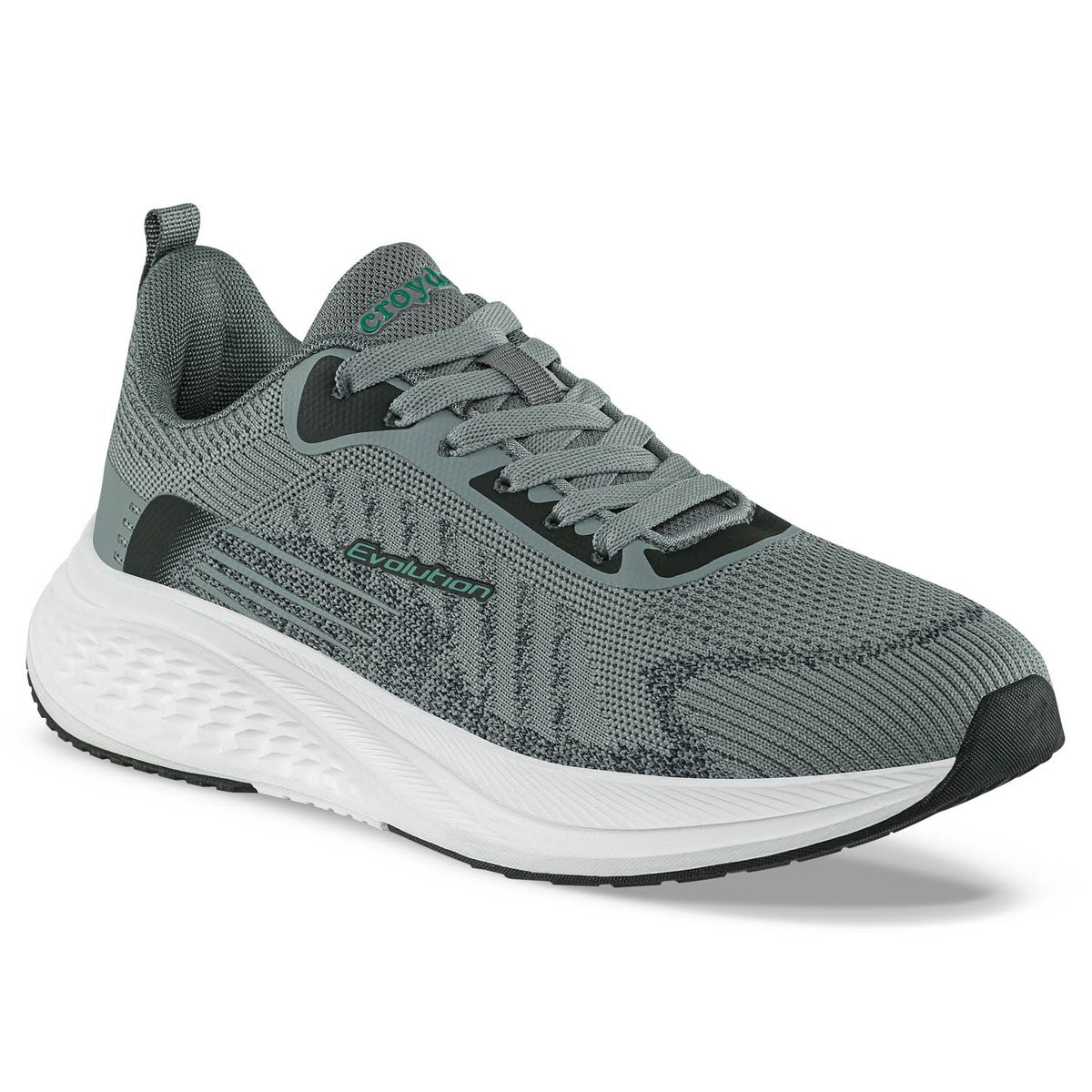 CROYDON - Tenis Running Azuk Gris Croydon para Hombre