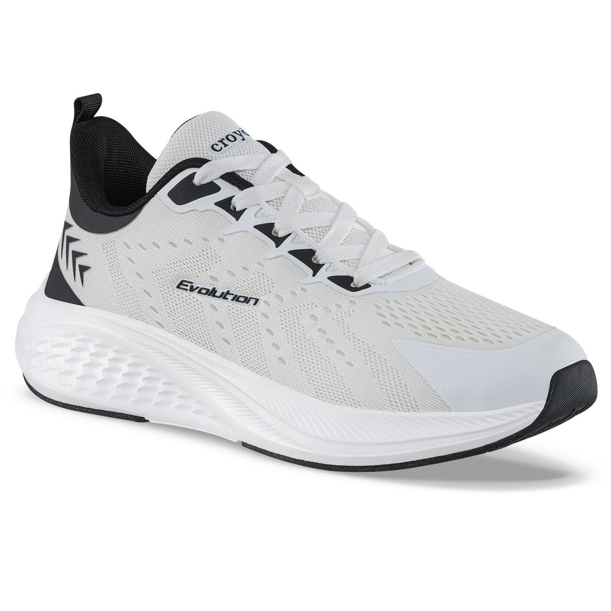 CROYDON - Tenis Running Armal Blanco-Negro Croydon para Hombre