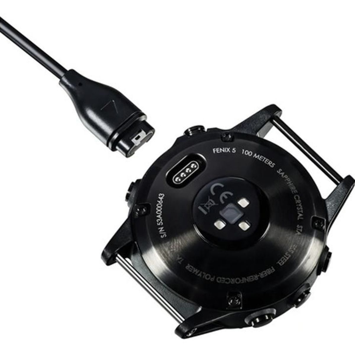GENERICO - Cable Cargador Reloj Garmin Watch Fenix Forerunner Negro Usb