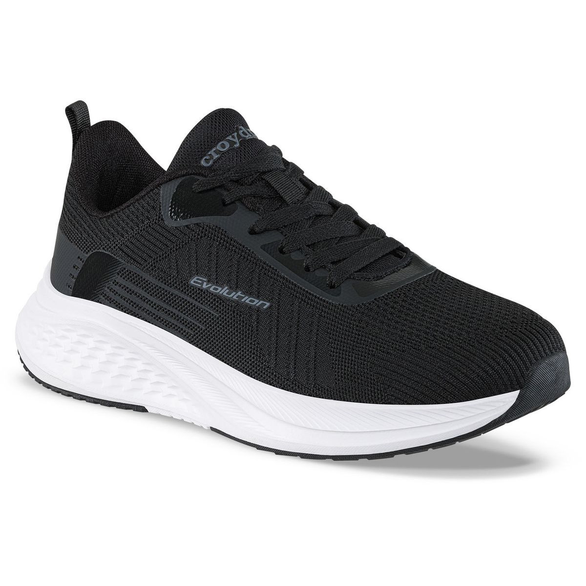 CROYDON - Tenis Running Azuk Negro Croydon para Hombre