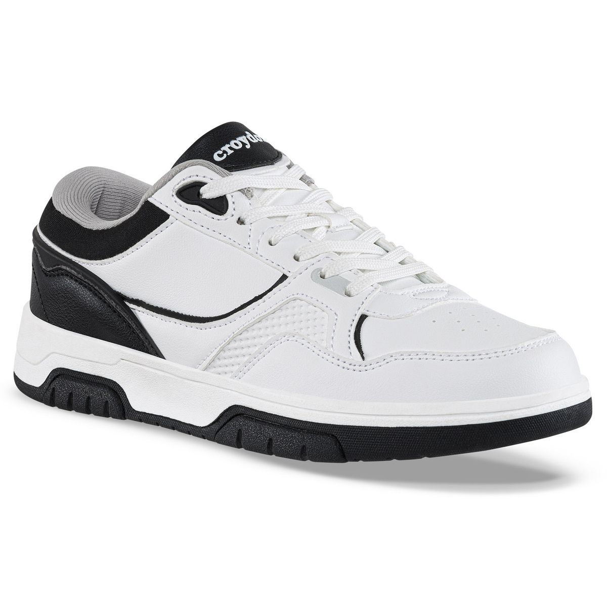 CROYDON - Tenis Urbanos Crazin Blanco-Negro Croydon para Mujer