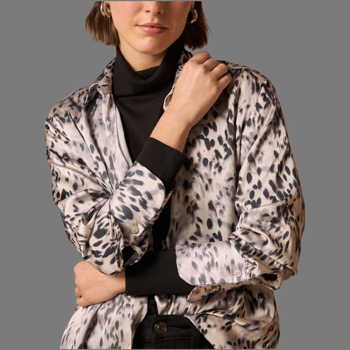 ESPRIT - Esprit Shorts para Dama Cintura Alta con Pliegues Fresco