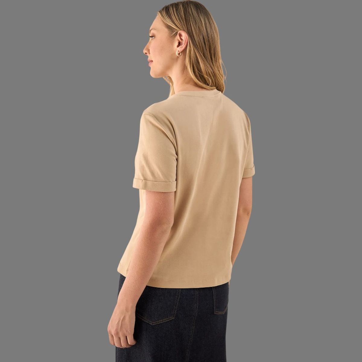 ESPRIT - Esprit Jean para Dama Flared Tiro Alto Formal para toda Ocasión