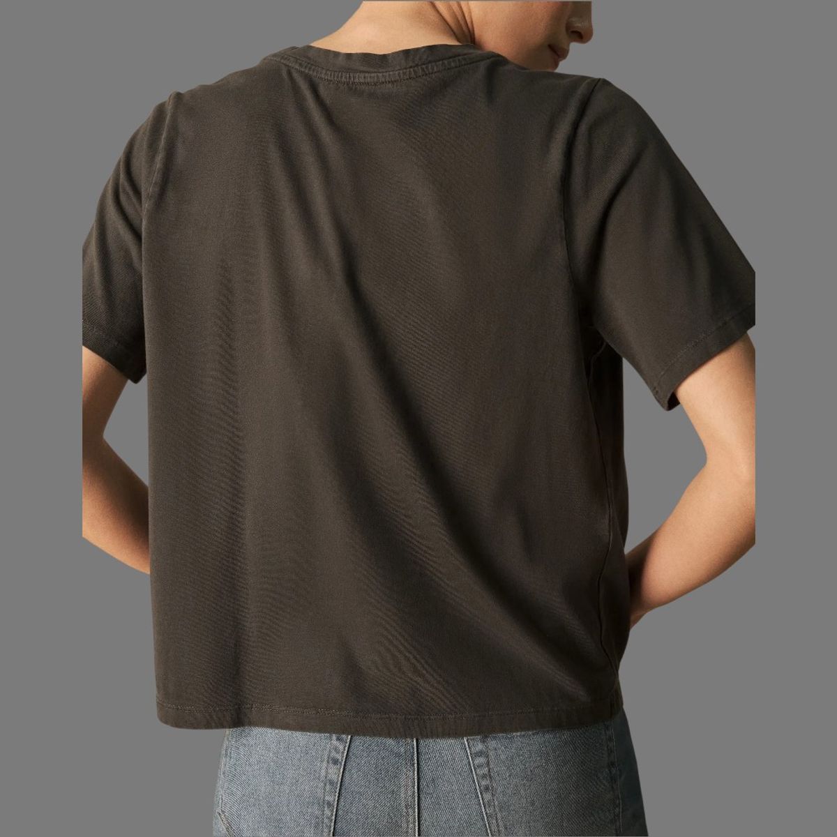 ESPRIT - Esprit Camiseta para Dama Negra Blusa Mujer Detalles Dorados