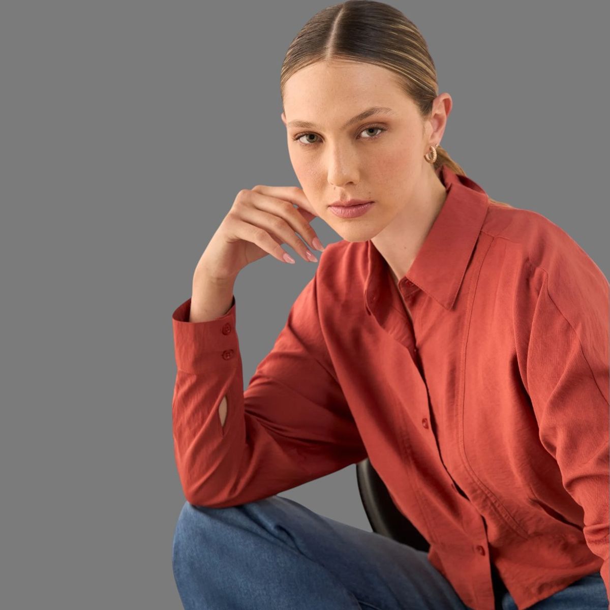 ESPRIT - Esprit Camisa para Dama Fresca  Blusa Mujer Transpirable