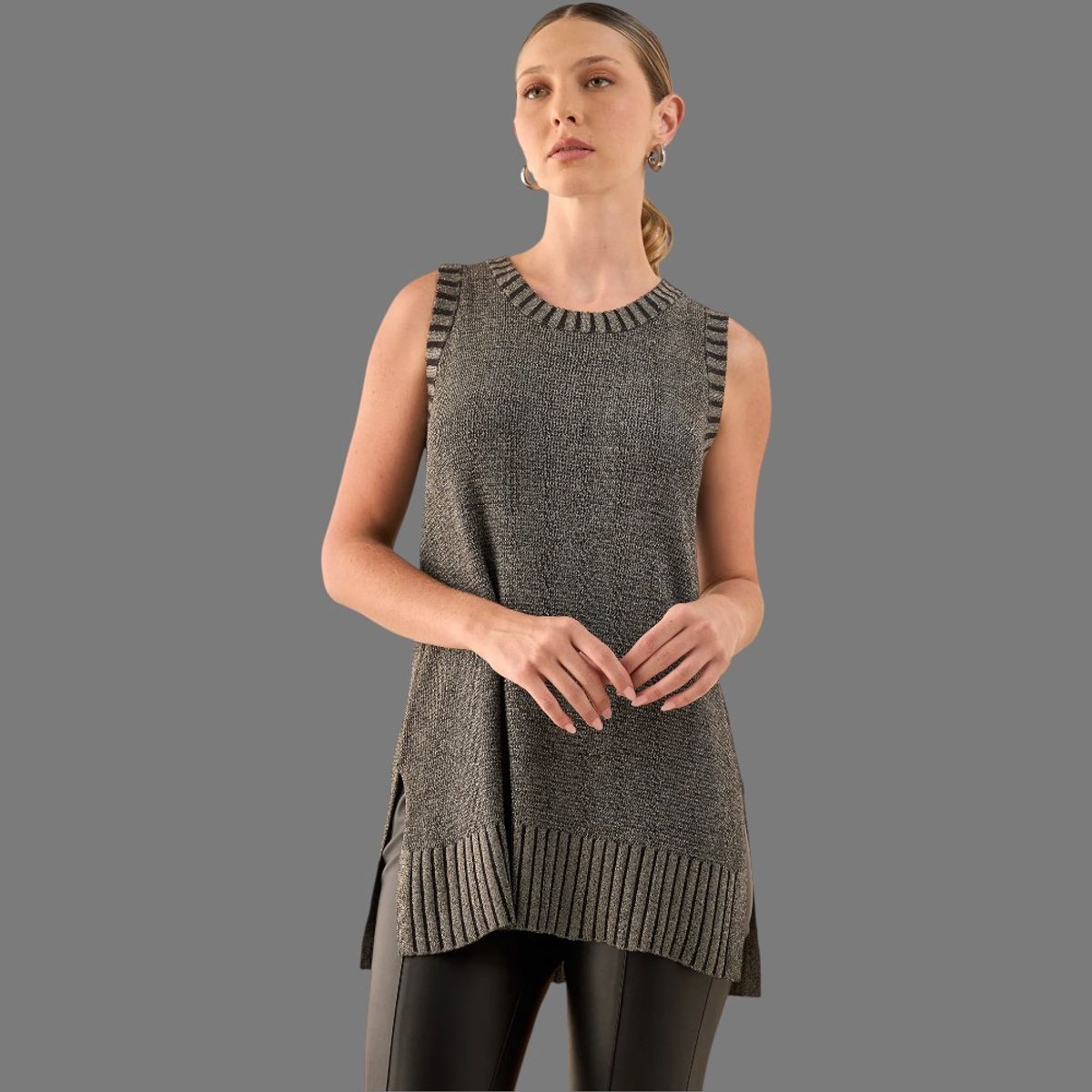 ESPRIT - Esprit Camisa Dama Tejida Blusa Mujer Elegante y Cómoda