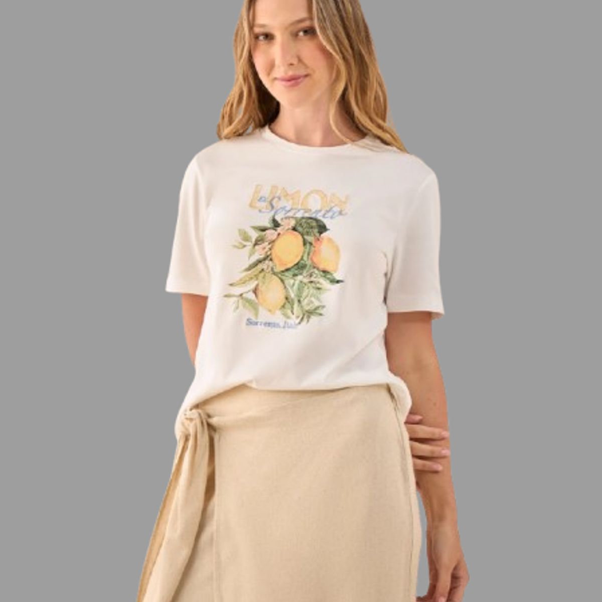 ESPRIT - Esprit Camiseta Dama Estampada Blusa Mujer Ideal para Diario