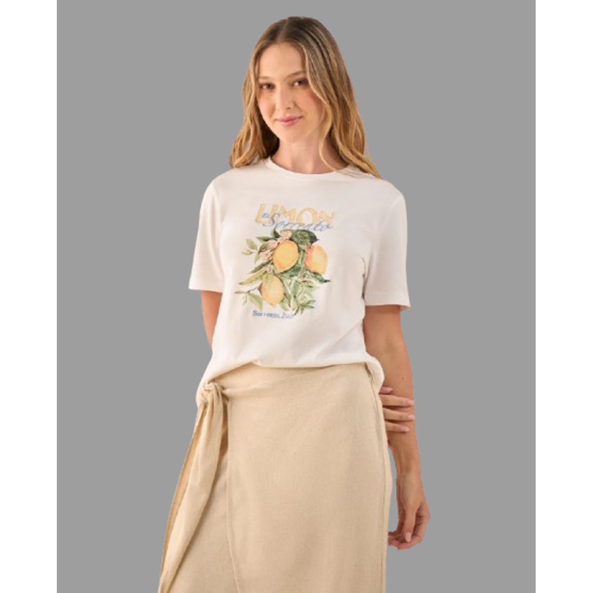 ESPRIT - Esprit Camiseta Dama Estampada Blusa Mujer Ideal para Diario